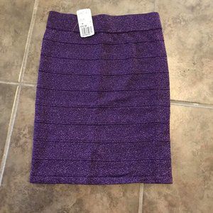 *NEW* Forever 21 purple glitter skirt, Medium (fits small)